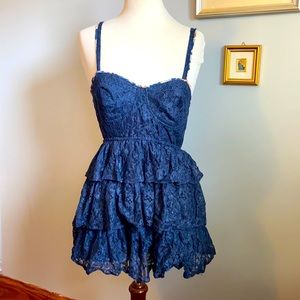 Abercrombie and Fitch Ruffle Corset Top